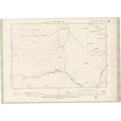 1898 Map of Perth and Clackmannan Sheet XXXVIII.SW, 1900 Print