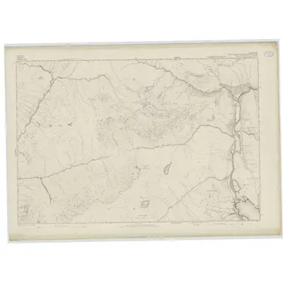 1860 Map of Perthshire, Sheet CI, 1864 Print