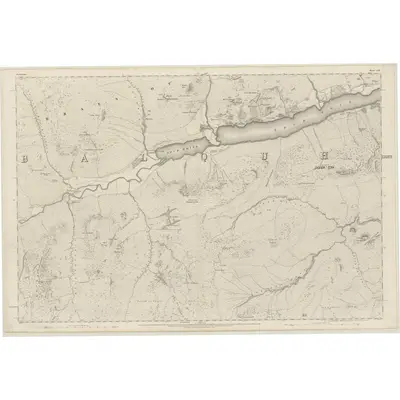 1864 Map of Perthshire, Sheet CIII, 1866 Print