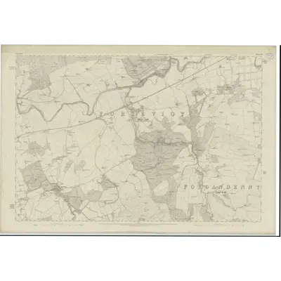 1859 Map of Perthshire, Sheet CIX, 1866 Print