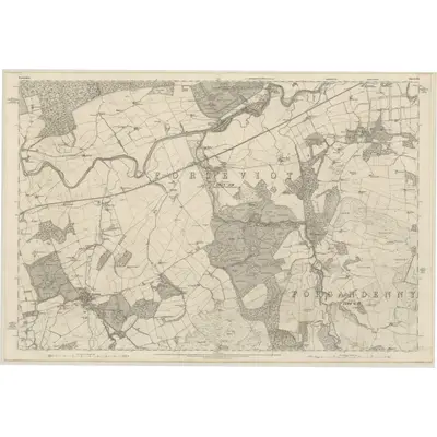 1859 Map of Perthshire, Sheet CIX, 1866 Print