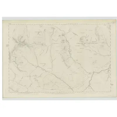 1861 Map of Perthshire, Sheet CV, 1866 Print