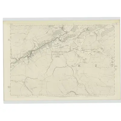 1863 Map of Perthshire, Sheet CVI, 1866 Print
