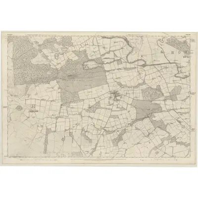 1863 Map of Perthshire, Sheet CVII, 1866 Print