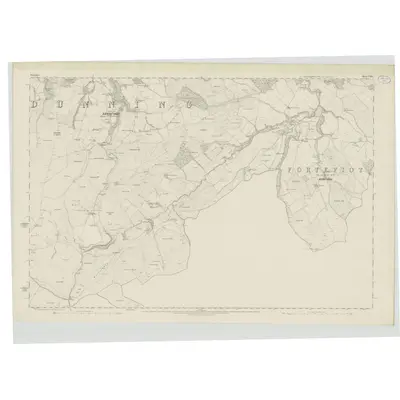 1859 Map of Perthshire, Sheet CXIX, 1866 Print