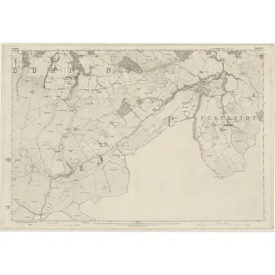 1859 Map of Perthshire, Sheet CXIX, 1866 Print