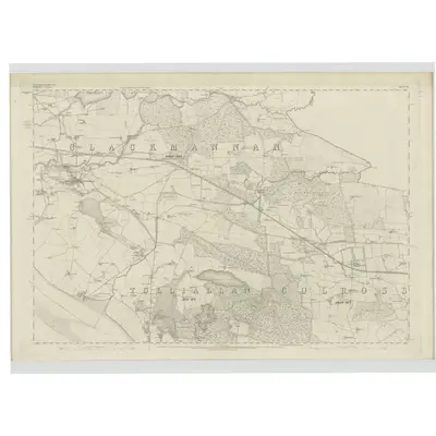 1861 Map of Perthshire, Sheet CXL, 1866 Print