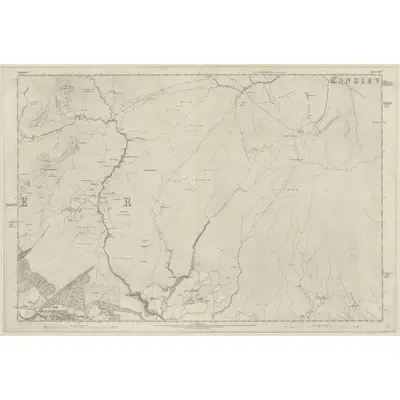 1862 Map of Perthshire, Sheet CXV, 1866 Print