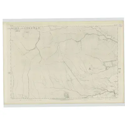 1862 Map of Perthshire, Sheet CXVI, 1866 Print