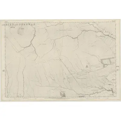 1862 Map of Perthshire, Sheet CXVI, 1866 Print