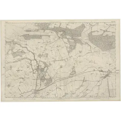 1863 Map of Perthshire, Sheet CXVII, 1866 Print
