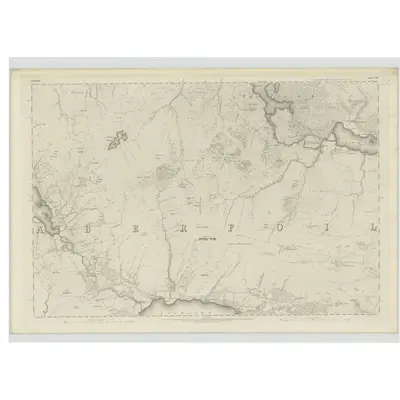 1863 Map of Perthshire, Sheet CXXII, 1866 Print
