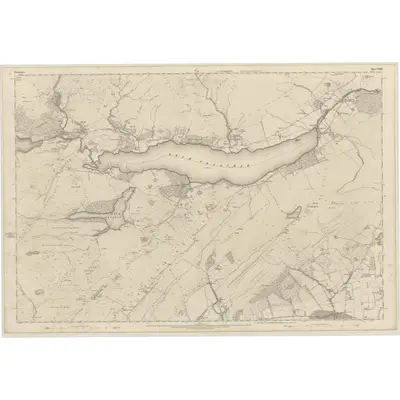 1862 Map of Perthshire, Sheet CXXIII, 1866 Print