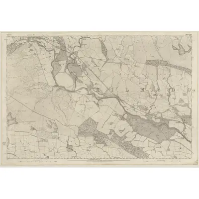 1862 Map of Perthshire, Sheet CXXIV, 1866 Print