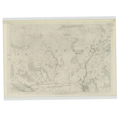 1862 Map of Perthshire, Sheet CXXV, 1866 Print