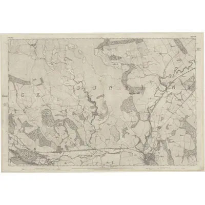 1862 Map of Perthshire, Sheet CXXV, 1866 Print