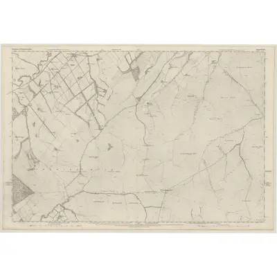 1862 Map of Perthshire, Sheet CXXVI, 1866 Print