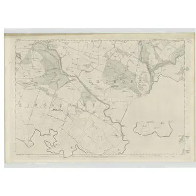 1863 Map of Perthshire, Sheet CXXXII, 1866 Print