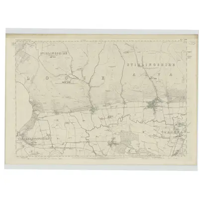 1862 Map of Perthshire, Sheet CXXXIII, 1866 Print
