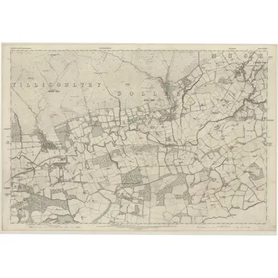 1861 Map of Perthshire, Sheet CXXXIV, 1866 Print