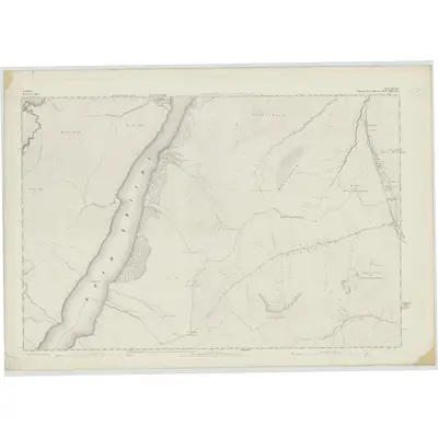 1860 Map of Perthshire, Sheet IX, 1870 Print