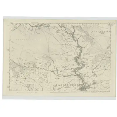 1863 Map of Perthshire, Sheet LII, 1867 Print