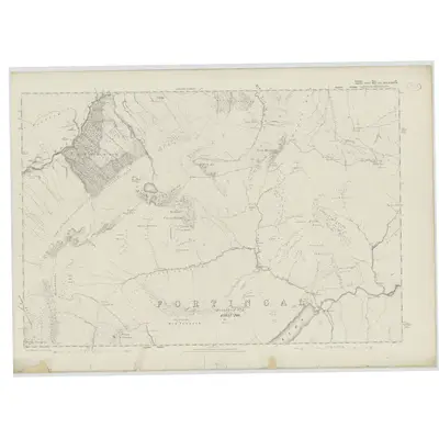 1864 Map of Perthshire, Sheet LV, 1867 Print