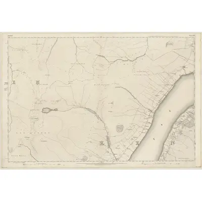 1862 Map of Perthshire, Sheet LVIII, 1867 Print
