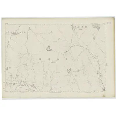 1862 Map of Perthshire, Sheet LX, 1867 Print