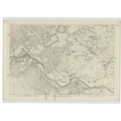 1864 Map of Perthshire, Sheet LXII, 1867 Print