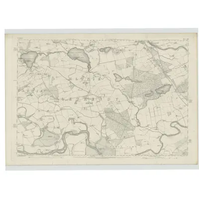 1864 Map of Perthshire, Sheet LXIII, 1867 Print