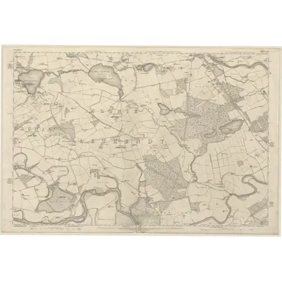 1864 Map of Perthshire, Sheet LXIII, 1867 Print