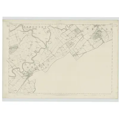 1863 Map of Perthshire, Sheet LXIV, 1867 Print