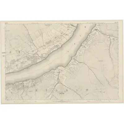 1862 Map of Perthshire, Sheet LXIX, 1867 Print