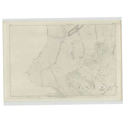 1864 Map of Perthshire, Sheet LXVI, 1867 Print