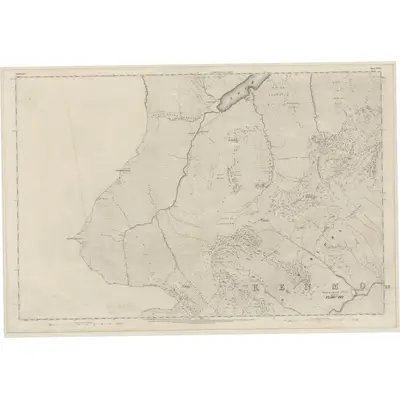 1864 Map of Perthshire, Sheet LXVI, 1867 Print
