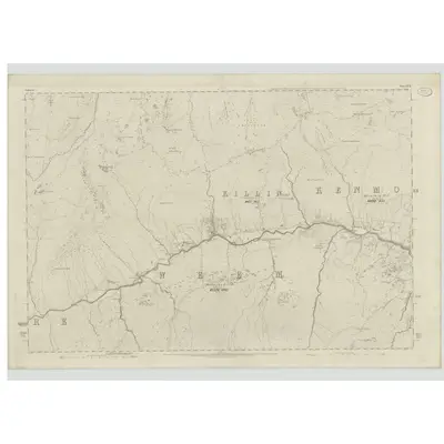 1864 Map of Perthshire, Sheet LXVII, 1867 Print