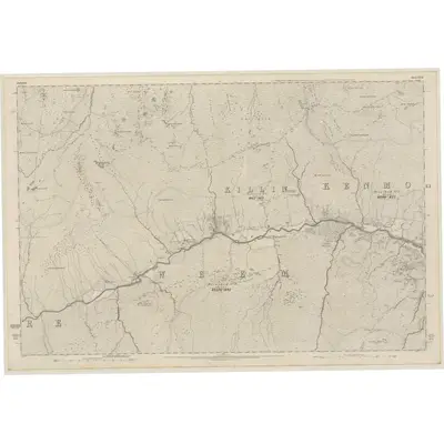 1864 Map of Perthshire, Sheet LXVII, 1867 Print