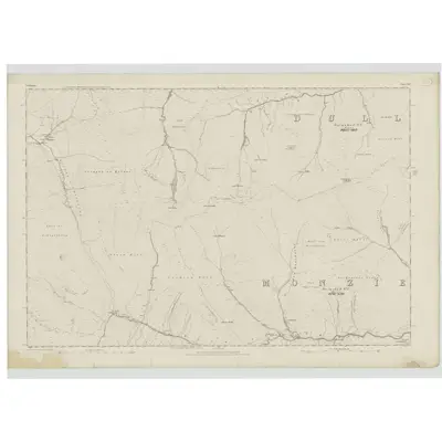1863 Map of Perthshire, Sheet LXX, 1867 Print