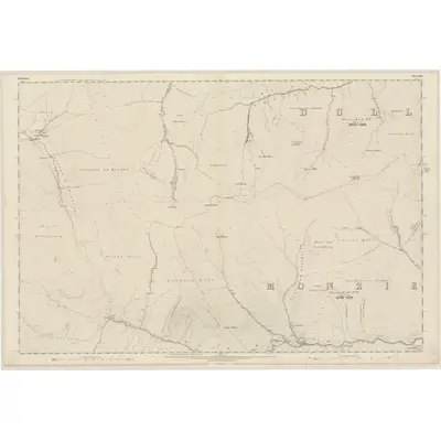 1863 Map of Perthshire, Sheet LXX, 1867 Print