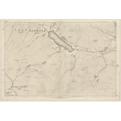 1863 Map of Perthshire, Sheet LXXI, 1867 Print