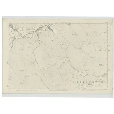 1864 Map of Perthshire, Sheet LXXII, 1867 Print