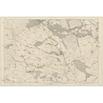 1864 Map of Perthshire, Sheet LXXIII, 1867 Print