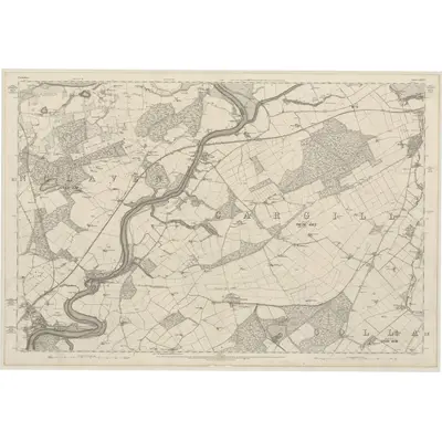 1864 Map of Perthshire, Sheet LXXIV, 1867 Print
