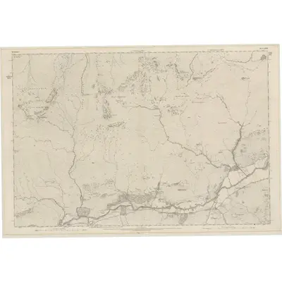 1864 Map of Perthshire, Sheet LXXIX, 1867 Print