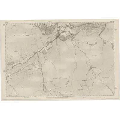 1861 Map of Perthshire, Sheet LXXX, 1867 Print