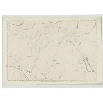 1863 Map of Perthshire, Sheet LXXXII, 1867 Print