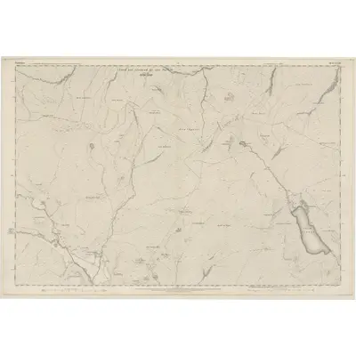 1863 Map of Perthshire, Sheet LXXXII, 1867 Print