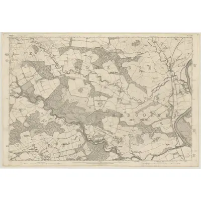 1864 Map of Perthshire, Sheet LXXXV, 1867 Print