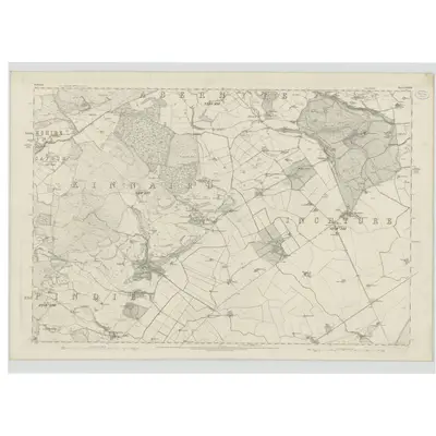1861 Map of Perthshire, Sheet LXXXVII, 1867 Print